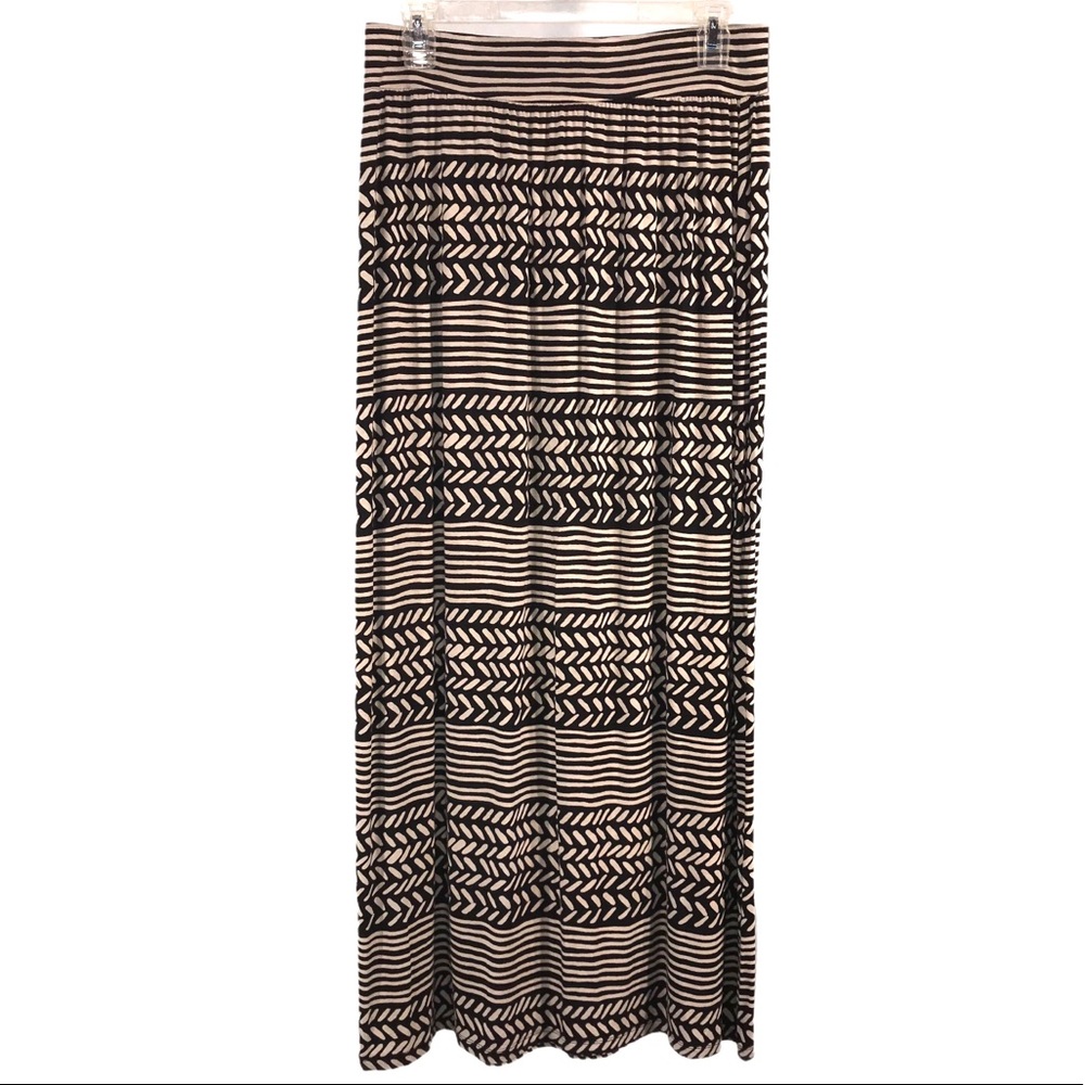 LOFT Tribal Maxi Stretchy Skirt
